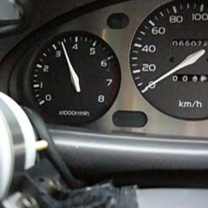 A race-prepped k11 march revving to 8000rpm